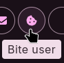 Bite user button
